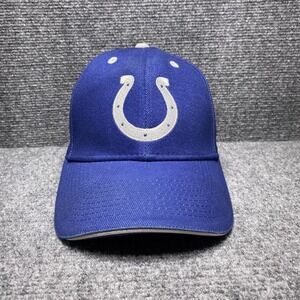 Indianapolis Colts Hat Cap Strap Back NFL Football Mens Horseshoe White Blue